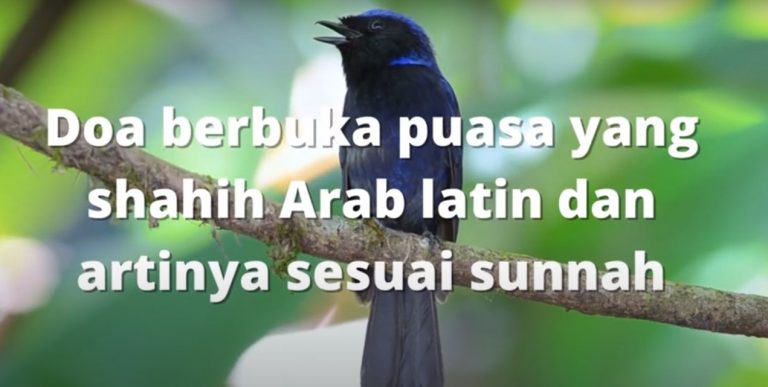 doa berbuka puasa yang shahih arab latin dan artinya sesuai sunnah