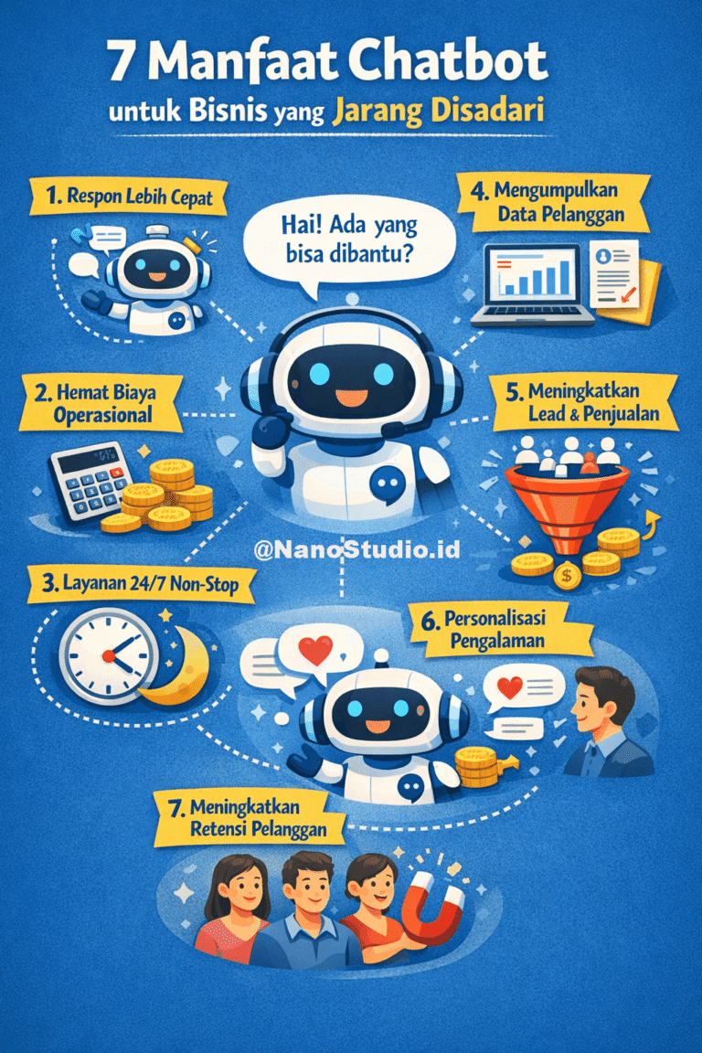 7 Manfaat Chatbot untuk Bisnis yang Jarang Disadari (Lebih dari Sekadar Tren)
