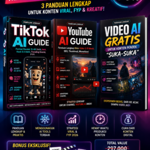 Paket Ebook AI Creator untuk Konten Viral, FYP & Monetisasi