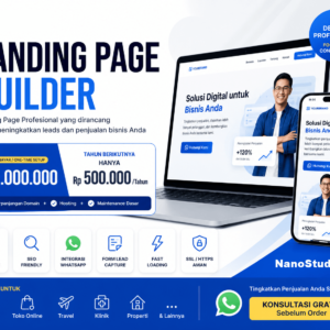 Jasa Landing Page @nanostudio.id